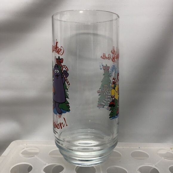 2004 McDonald's Christmas Glass Tumbler Celebrate the Season Characters Holiday - Picture 4 of 6